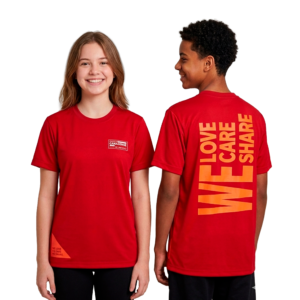 Camiseta Manga Curta "We Care" - 12 ao M
