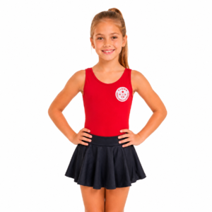 Collant Jazz Dance Vermelho - 8 ao 14